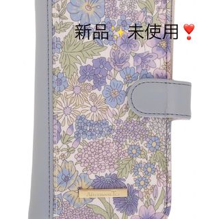 アフタヌーンティー(AfternoonTea)の新品✨未使用❣️アフタヌーンティー　パープル系花柄(iPhoneケース)