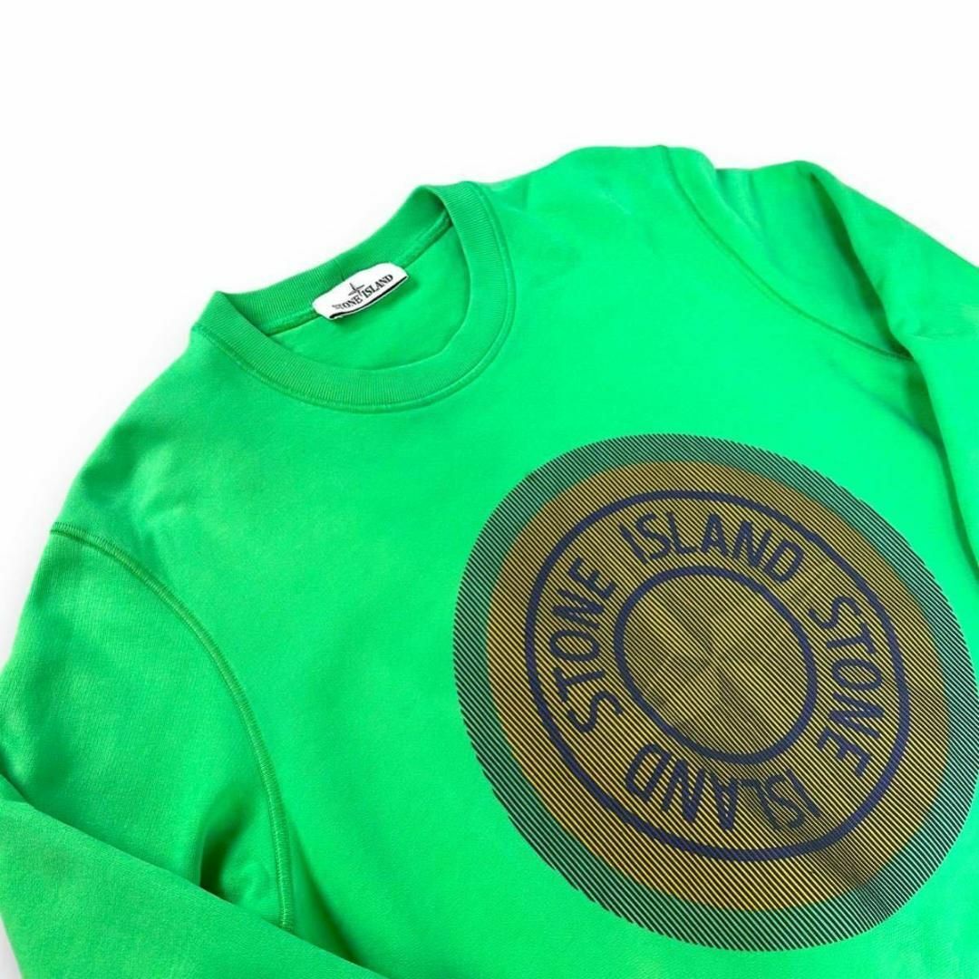 STONE ISLAND(ストーンアイランド)の【希少品】Stone Island  ロゴ  スウェット トレーナー Mサイズ メンズのトップス(スウェット)の商品写真