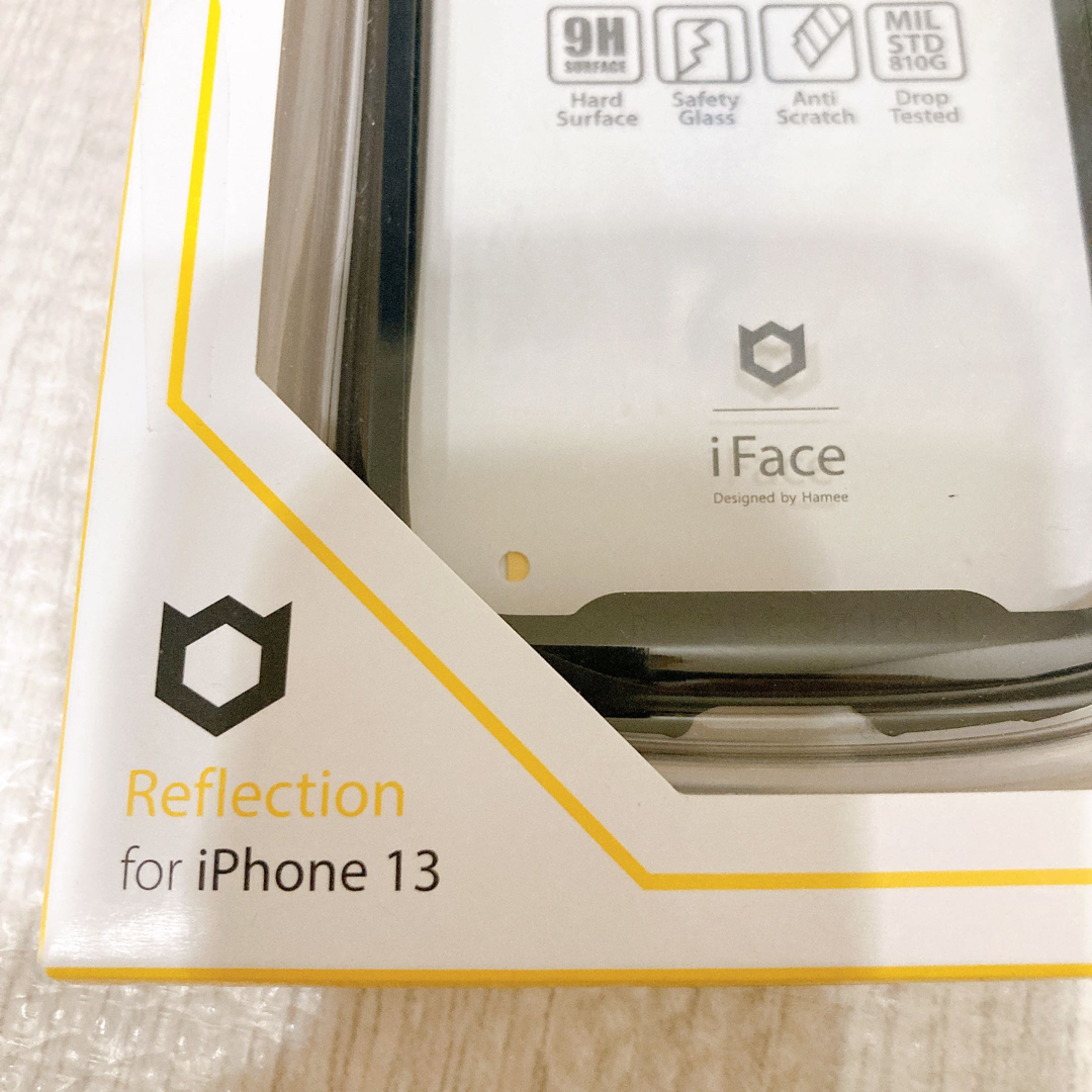 Hamee(ハミィ)のiFace クリアケース iPhone13　リフレクション　ブラック　未開封 スマホ/家電/カメラのスマホアクセサリー(iPhoneケース)の商品写真