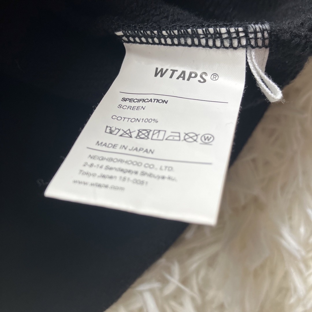 W)taps(ダブルタップス)の希少✨wtaps 背面ロゴプリント　パーカー　ダブルタップス　long libe メンズのトップス(パーカー)の商品写真