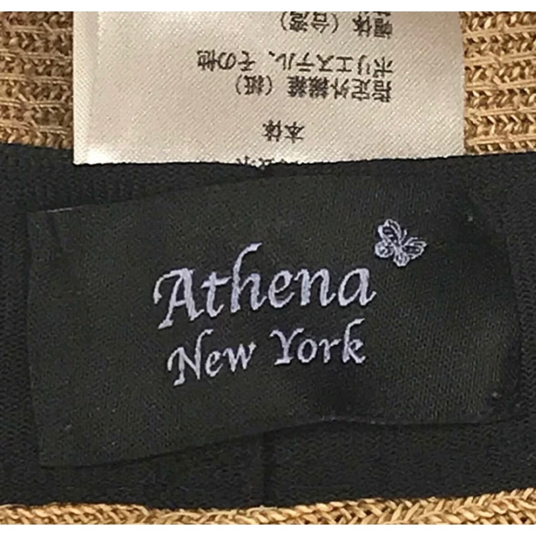 Athena New York(アシーナニューヨーク)のATHENA NEW YORK / アシーナニューヨーク　麦わら帽子  レディースの帽子(麦わら帽子/ストローハット)の商品写真