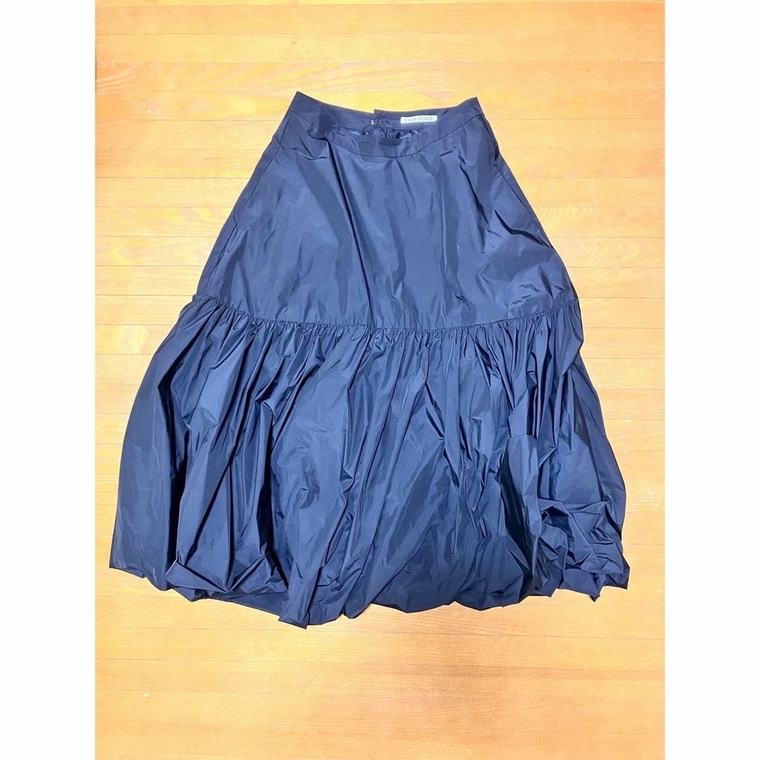 バルーンスカート【R'IAM】　黒　36 レディースのスカート(ロングスカート)の商品写真