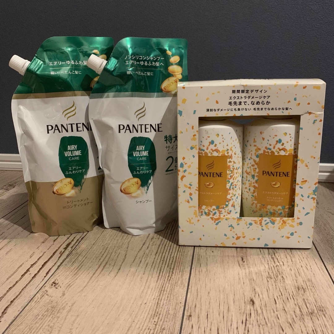 PANTENE(パンテーン)のPANTENE シャンプー/トリートメント　つめかえ特大サイズ コスメ/美容のヘアケア/スタイリング(シャンプー)の商品写真