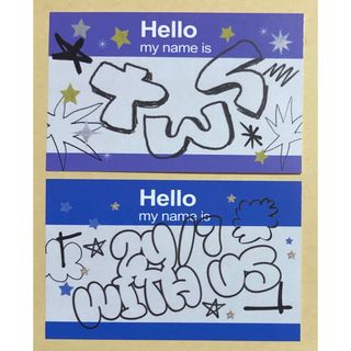 TWS Sparkling Blue ロゴ カード 2枚セット トレカの通販 by TWS Sparkling Blue ロゴ カード 2枚セット トレカの通販 by