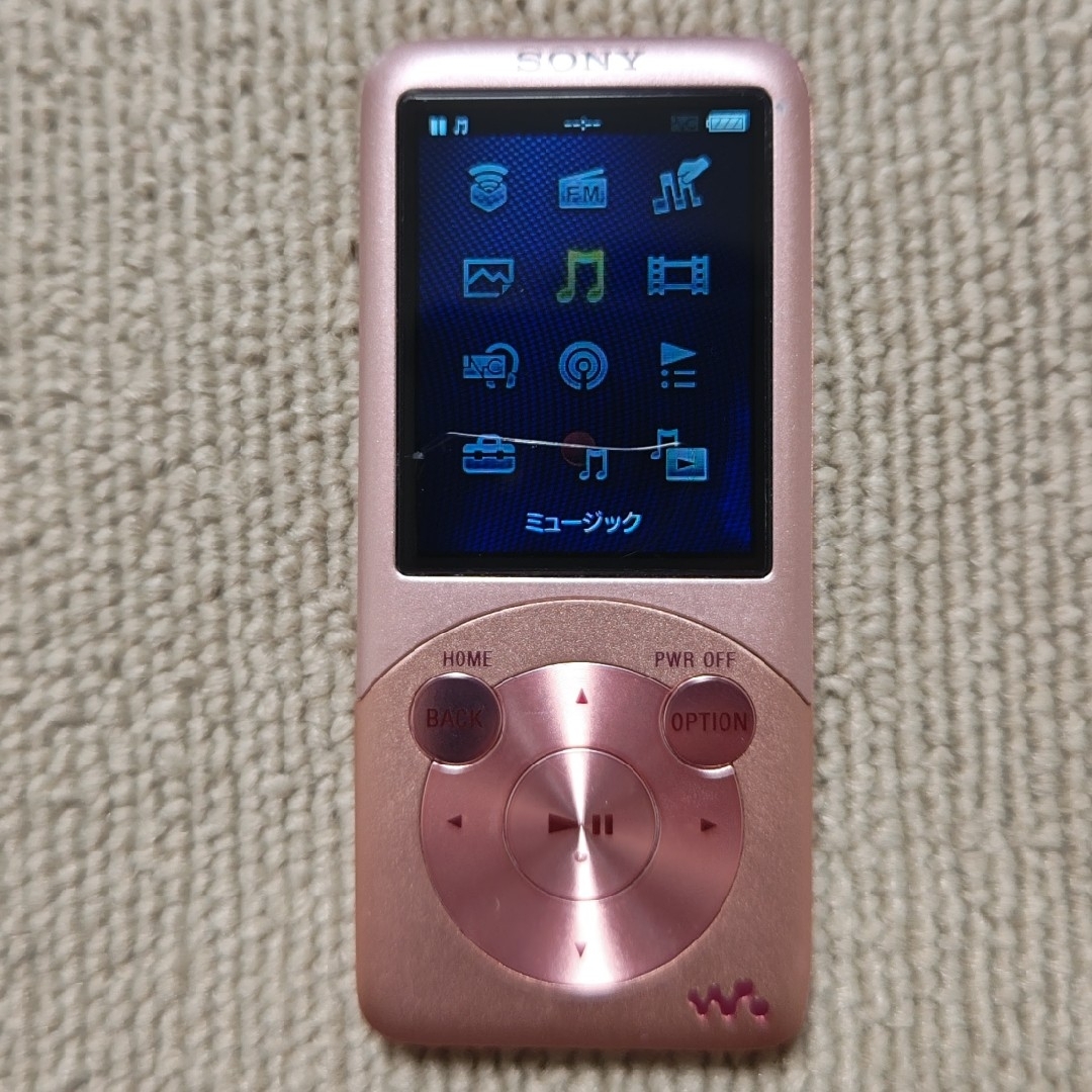 WALKMAN(ウォークマン)のSONY ウォークマン Sシリーズ NW-S755(PI) スマホ/家電/カメラのオーディオ機器(ポータブルプレーヤー)の商品写真