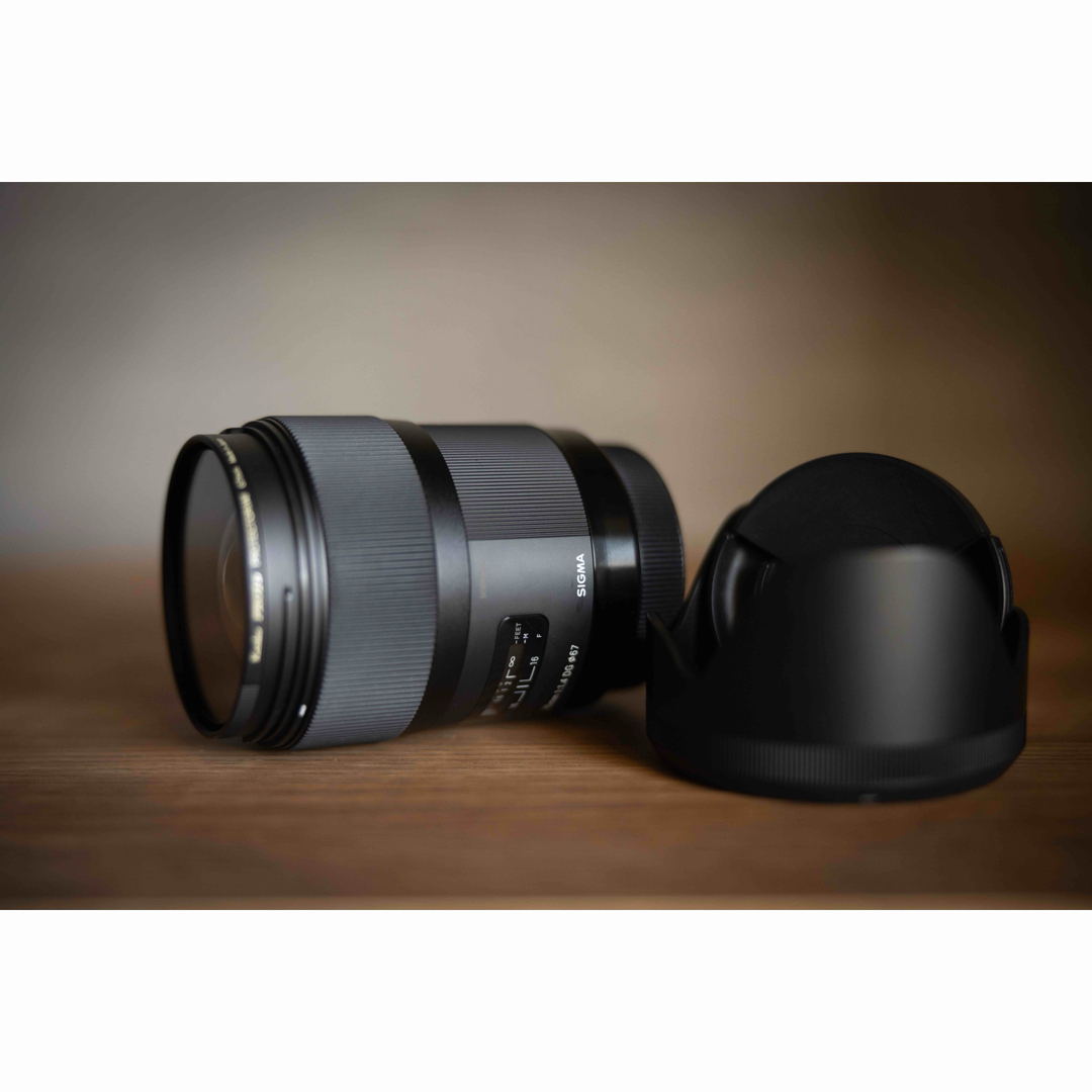 SIGMA(シグマ)のSIGMA シグマ Canon EF35mm F1.4 単焦点 保護フィルター付 スマホ/家電/カメラのカメラ(レンズ(単焦点))の商品写真