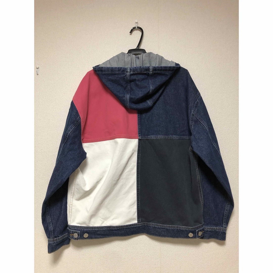 TOMMY JEANS(トミージーンズ)の限定 TOMMY HILFIGER JEANS アーカイブデニムフードジャケット メンズのジャケット/アウター(Gジャン/デニムジャケット)の商品写真