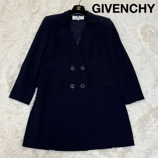 ジバンシィ(GIVENCHY)の美品 GIVENCHY 日本製 薄手 ダブル テーラードジャケット 大きいサイズ(テーラードジャケット)