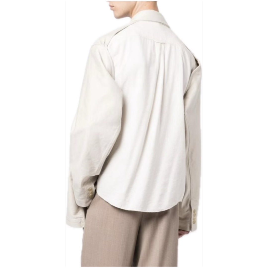 【Hed Mayner】バックレスダブルジャケット メンズのジャケット/アウター(テーラードジャケット)の商品写真