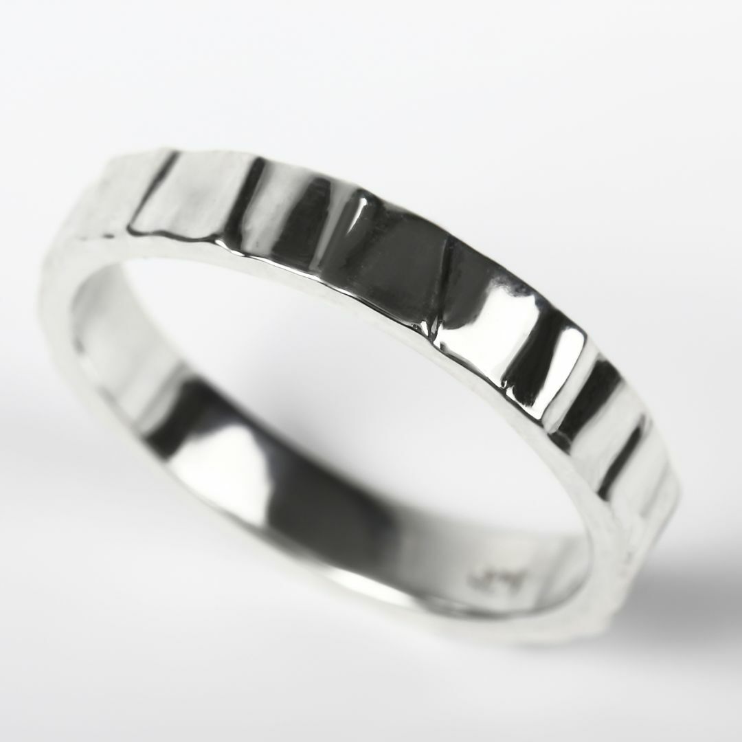 (9号) シルバー リング 925 レディース 指輪 凸凹 レディースのアクセサリー(リング(指輪))の商品写真