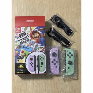 ニンテンドースイッチ(Nintendo Switch)の純正 Switch ジョイコン パステルパープル グリーン 　Joy-Conのみ(家庭用ゲームソフト)