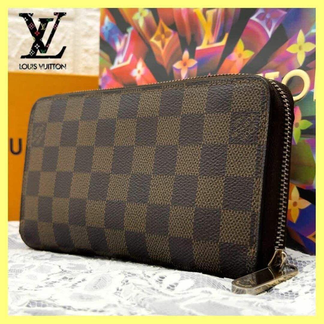 LOUIS VUITTON(ルイヴィトン)の✨極美品✨ルイヴィトン ダミエ ジッピーウォレット ラウンド 長財布 K53 レディースのファッション小物(財布)の商品写真