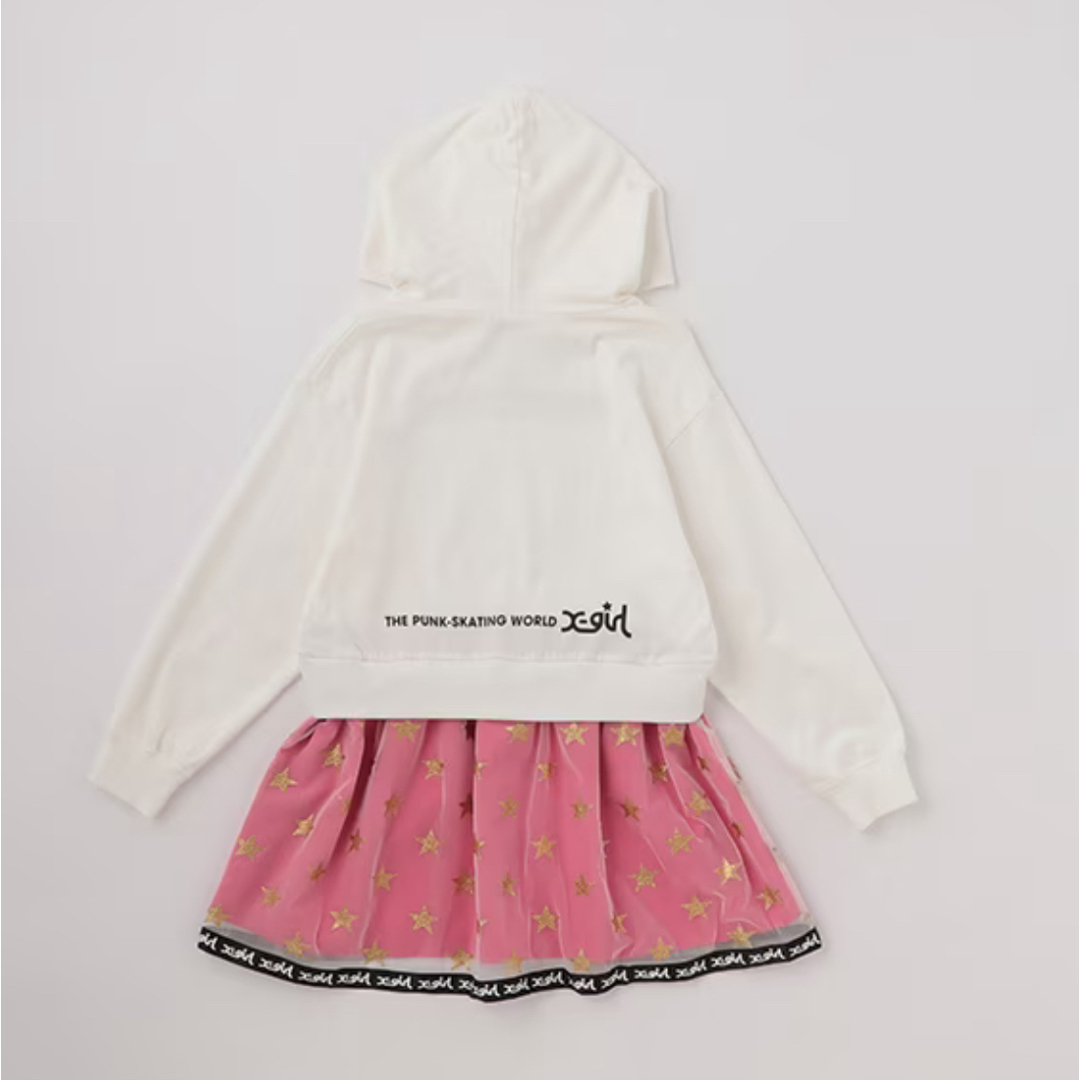 海外輸入
 新品　完売　エックスガール　ディズニー　プリンセス長袖ワンピース 新品 キッズ服女の子用(90cm~) 2