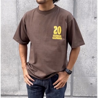 スタンダードカリフォルニア(STANDARD CALIFORNIA)のSD 20th Anniversary Logo T ブラウン L(Tシャツ/カットソー(半袖/袖なし))