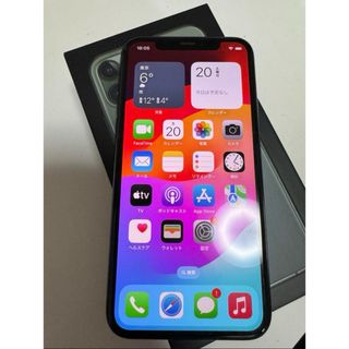 アイフォーン(iPhone)のiPhone 11 Pro ミッドナイトグリーン 256 GB docomo(スマートフォン本体)