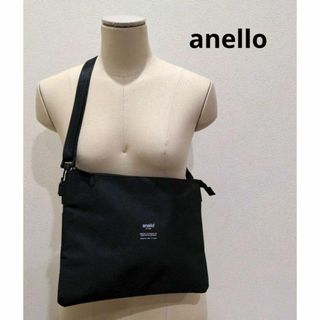 アネロ(anello)のアネロ ショルダーバッグ anello サコッシュ ブラック バッグ レディース(ショルダーバッグ)