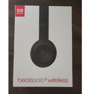 ビーツバイドクタードレ(Beats by Dr Dre)のBeats by Dr Dre SOLO3 WIRELESS ブラック(ヘッドフォン/イヤフォン)