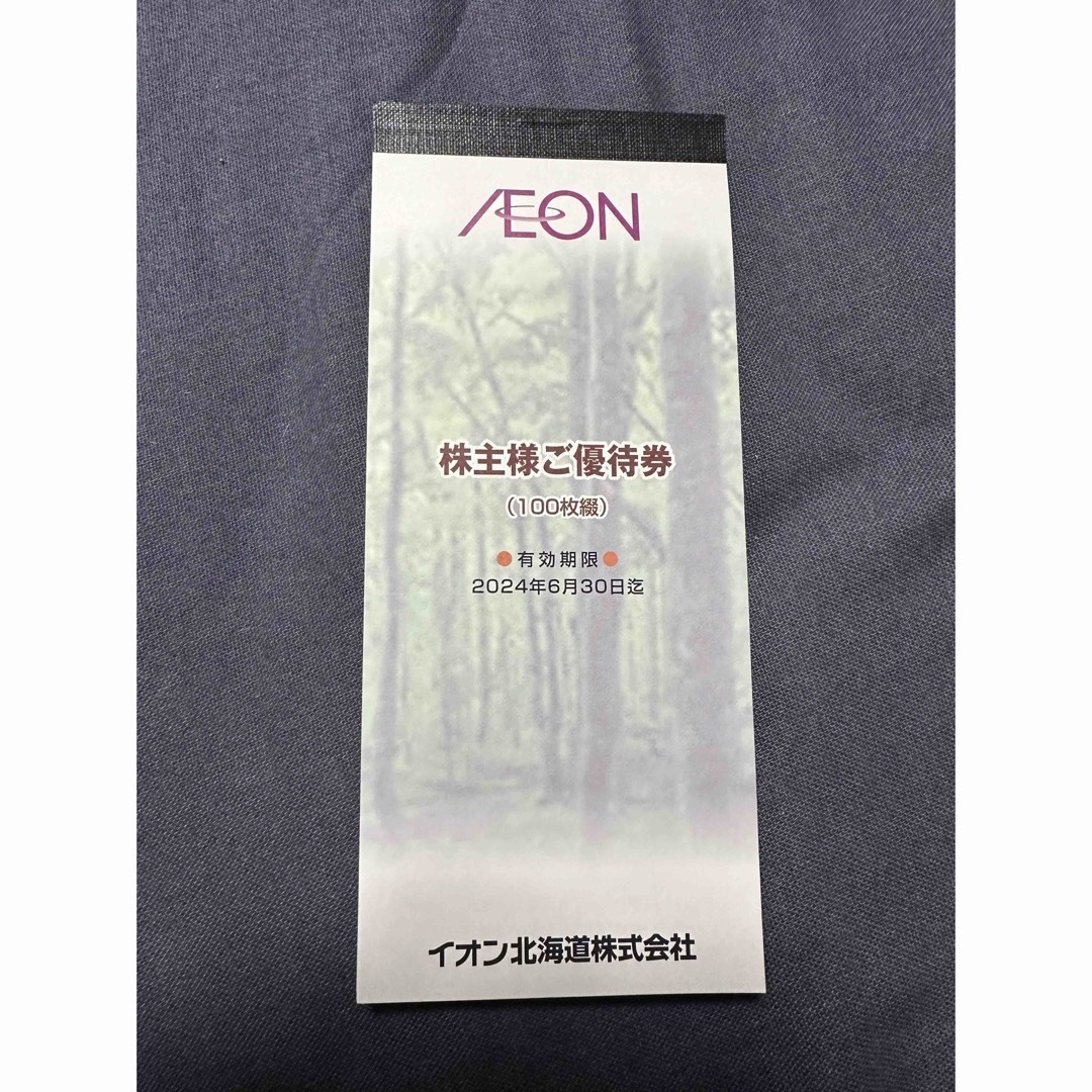 イオン北海道　株主優待券　100枚　10000円分 チケットの優待券/割引券(ショッピング)の商品写真