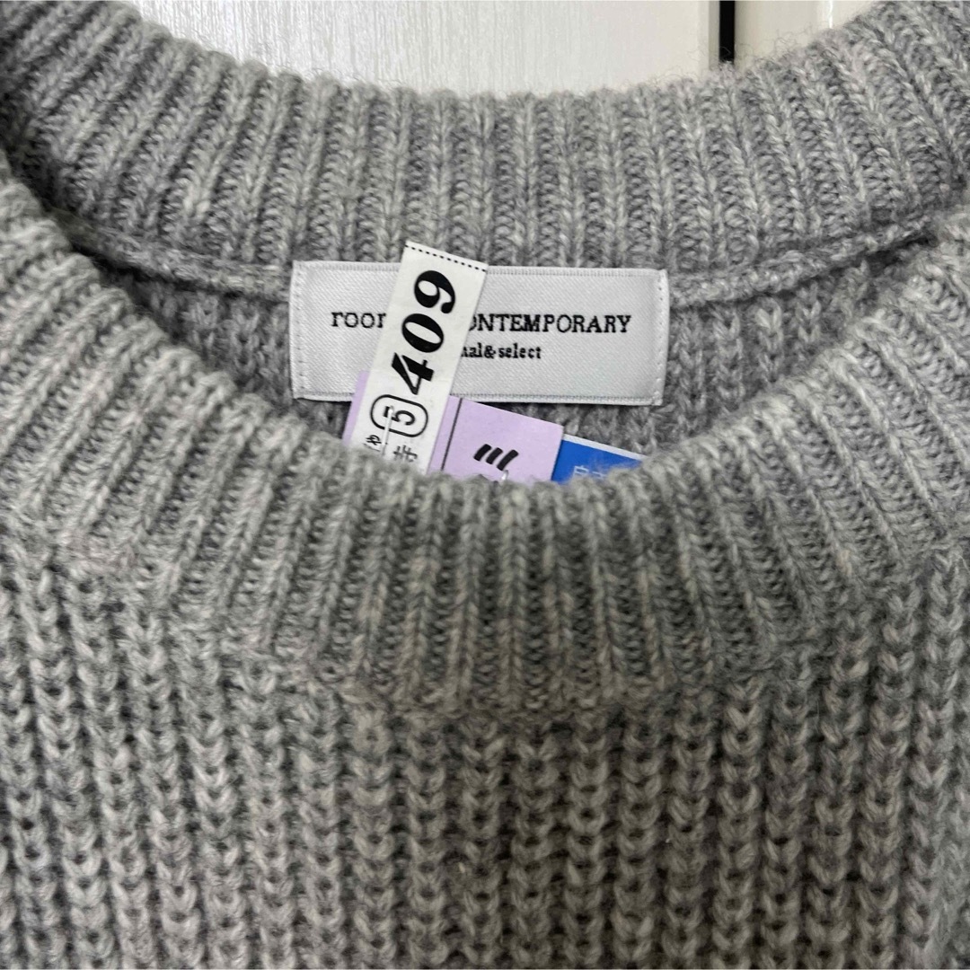 room306 CONTEMPORARY(ルームサンマルロクコンテンポラリー)のroom306contemporary Rib Wool Knit  ニット レディースのトップス(ニット/セーター)の商品写真