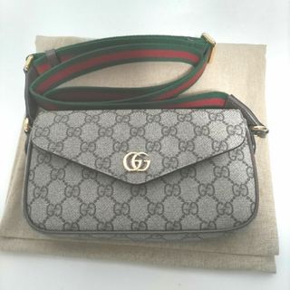 Gucci - GUCCI グッチ ショルダーバッグ ポシェット 総柄 GG柄 PVC