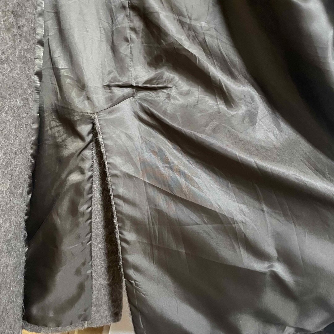 CLANE(クラネ)のCLANE  ダブルウールロングコート　ブラウン レディースのジャケット/アウター(ロングコート)の商品写真