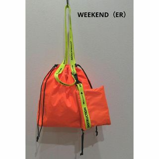 ウィークエンダー(WEEKEND（ER）)のWEEKEND (ER) パッカブル ナイロン トートバッグ オレンジ(エコバッグ)