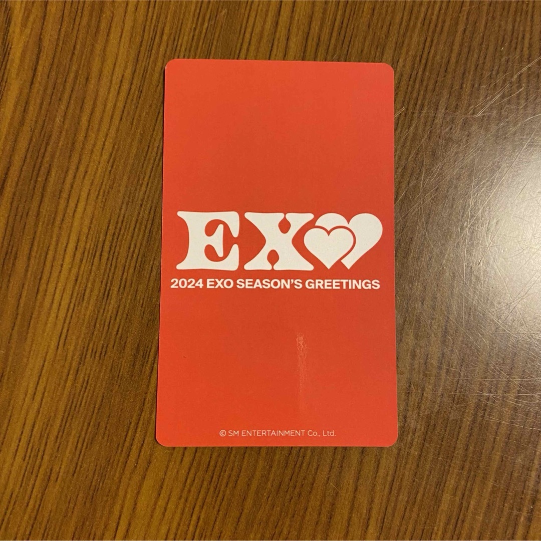 EXO(エクソ)のEXO シーグリ2024  ポラロイド　トレカタワレコ特典　シウミン エンタメ/ホビーのタレントグッズ(アイドルグッズ)の商品写真