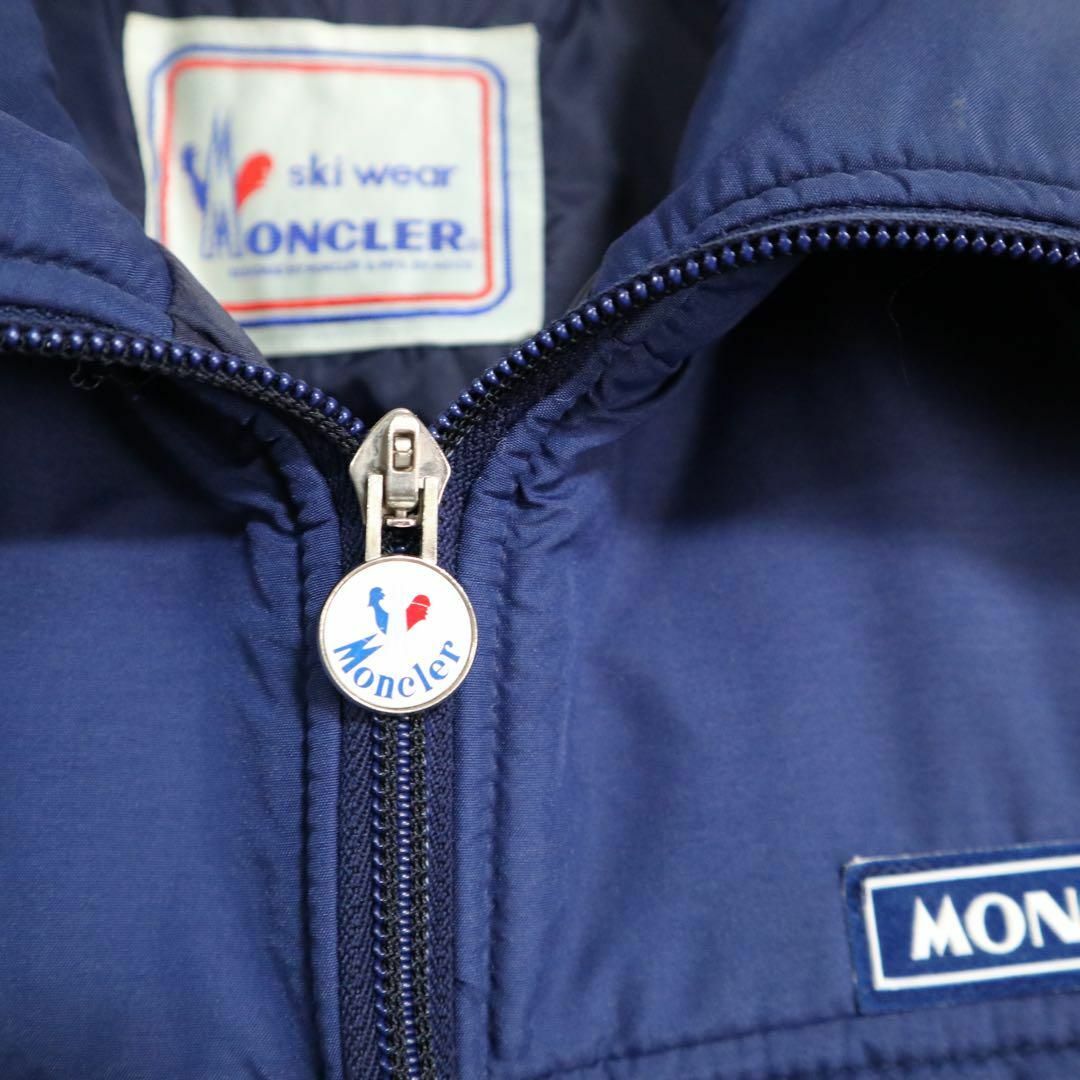 MONCLER(モンクレール)の【極希少】モンクレール ski wear ジップロゴ ステッチ デザイン JKT メンズのジャケット/アウター(ブルゾン)の商品写真