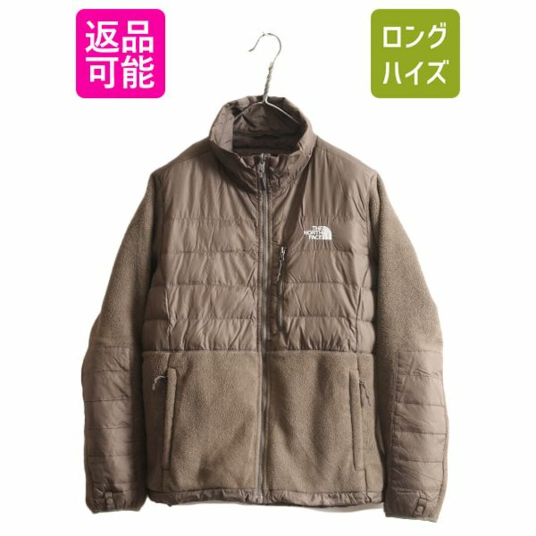 THE NORTH FACE(ザノースフェイス)のUS企画 ノースフェイス デナリ ダウン ジャケット レディース L 古着 フリース The North Face DENALI DOWN 550フィル ブルゾン ハイネック レディースのジャケット/アウター(ブルゾン)の商品写真