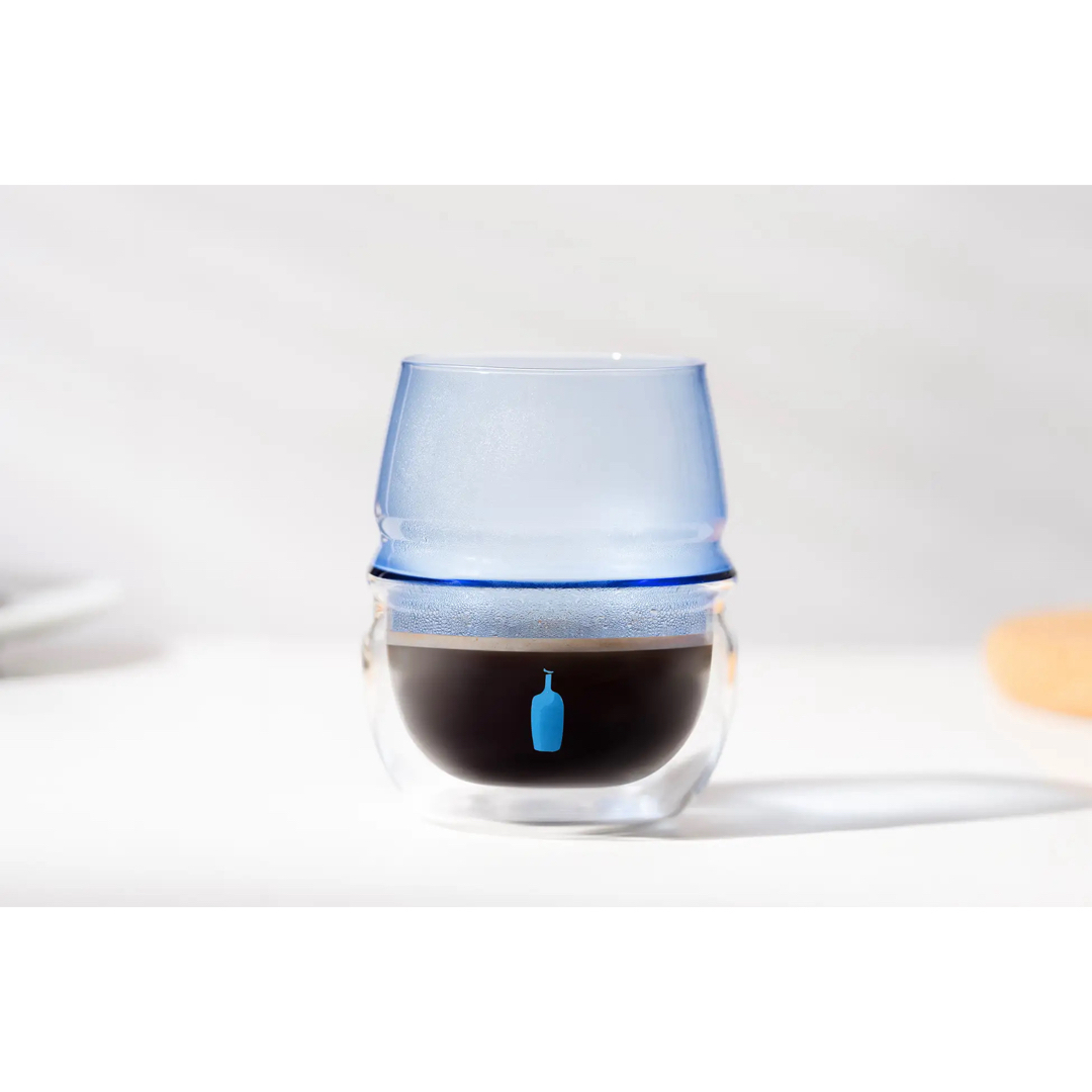 Blue Bottle Coffee(ブルーボトルコーヒー)の【福岡店限定品】ブルーボトルコーヒー　ダブルウォールアロマグラス　2点セット インテリア/住まい/日用品のキッチン/食器(グラス/カップ)の商品写真