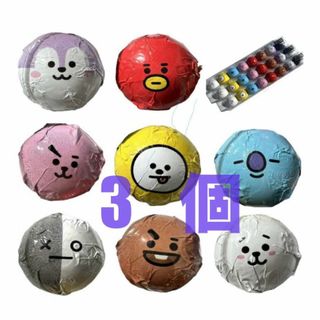 BT21 チョコパック 3個 バレンタイン ホワイトデー ラインフレンズ チョコ(菓子/デザート)