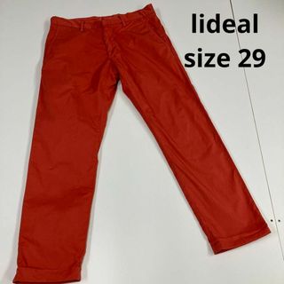 リデアル(lideal)のlideal リデアル　ストレッチ　スラックス パンツ 29 古着　チノパン(チノパン)