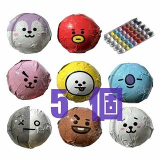 BT21 チョコパック 5個 バレンタイン ホワイトデー ラインフレンズ チョコ(菓子/デザート)