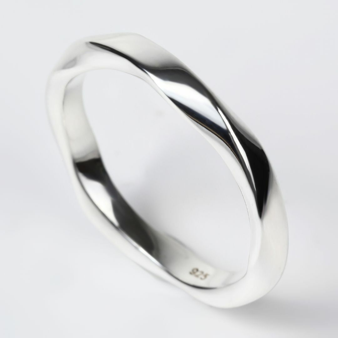 (15号) シルバー リング 925 ツイスト レディース 指輪 レディースのアクセサリー(リング(指輪))の商品写真