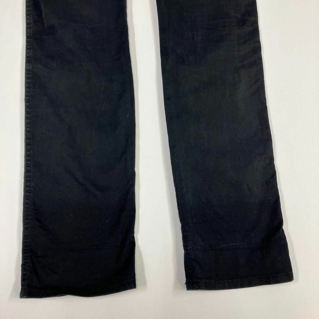 STUDIOUS(ステュディオス)のステュディオス　ブラック　パンツ　ストレッチデニム　1 古着 メンズのパンツ(デニム/ジーンズ)の商品写真