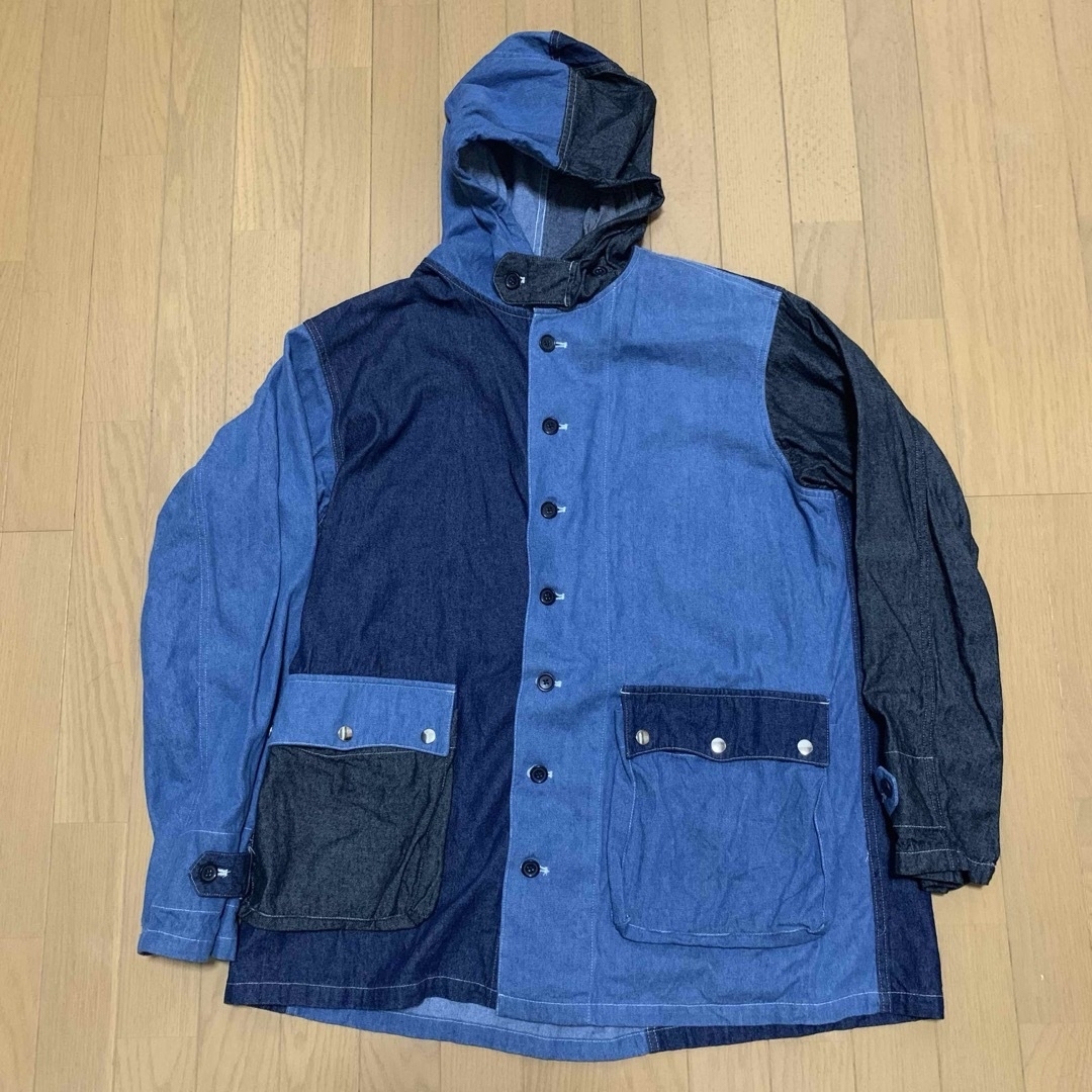 Needles(ニードルス)のAie エーアイイー　denim デニム　パーカー　parka ジャケット メンズのジャケット/アウター(Gジャン/デニムジャケット)の商品写真