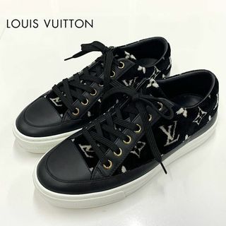 ルイヴィトン(LOUIS VUITTON)の9033 ヴィトン ステラーライン ベロア レザー モノグラム スニーカー(スニーカー)