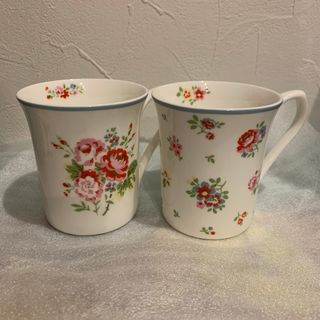 キャスキッドソン(Cath Kidston)のキャスキッドソン Cath Kidston マグカップ2個セット(グラス/カップ)