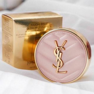 イヴサンローランボーテ(Yves Saint Laurent Beaute)のツヤ肌【新品】サンローラン グロウパクト クッションファンデ　ミニサイズ　5g(ファンデーション)