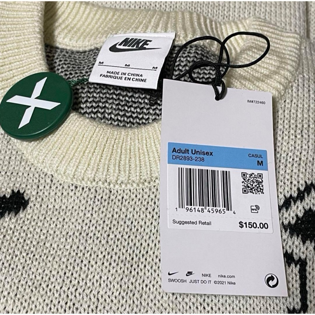 STUSSY(ステューシー)のStussy x Nike Icon Knit Sweater Natural メンズのトップス(ニット/セーター)の商品写真