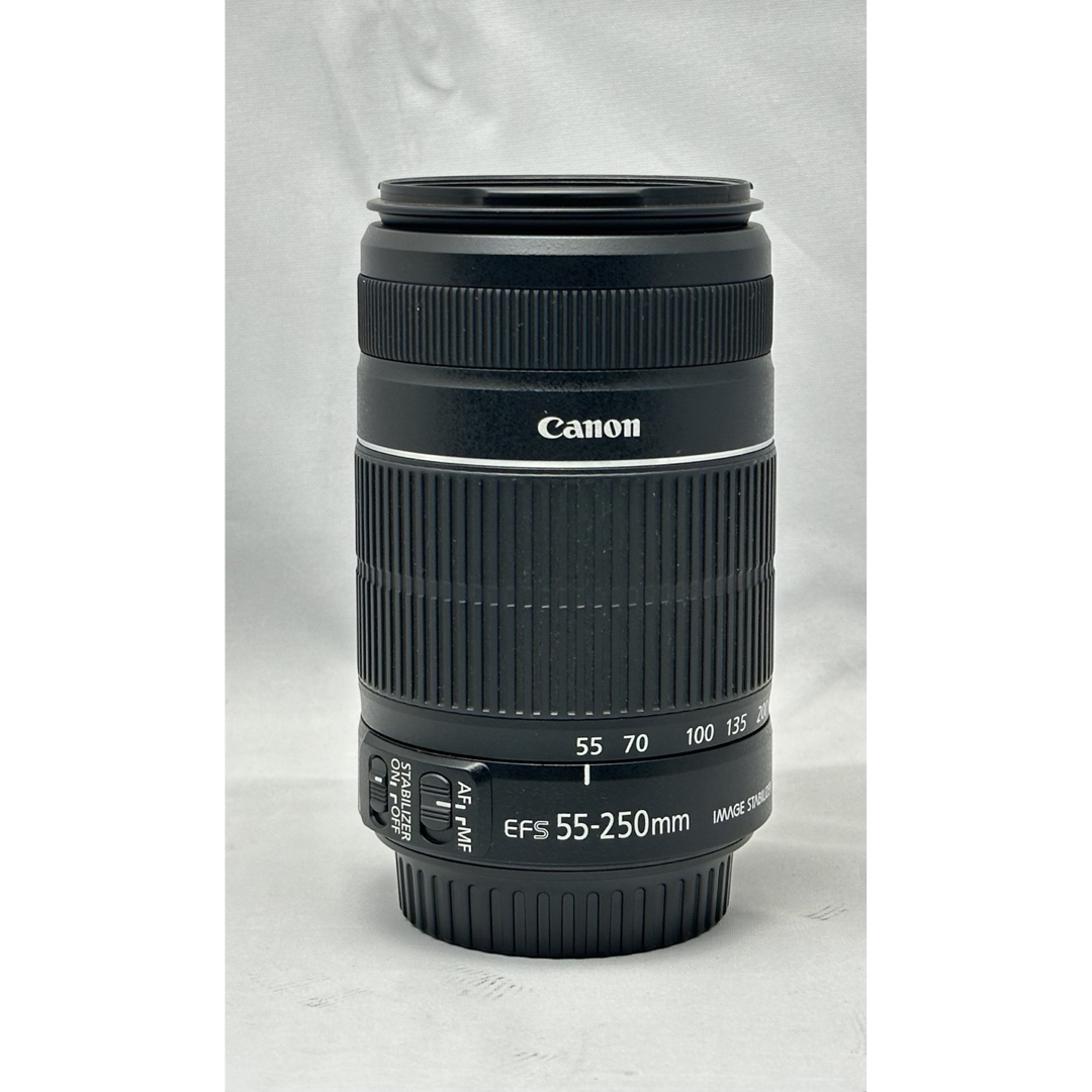 極美品！Canon EF 55-250mm f4-5.6 IS Ⅱ スマホ/家電/カメラのカメラ(レンズ(ズーム))の商品写真