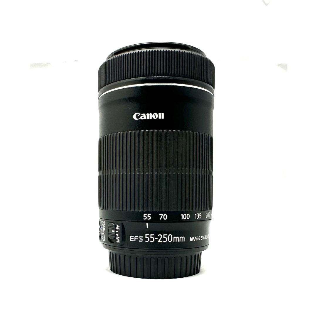 【美品】Canon EFS 55-250mm F4-5.6 IS STM スマホ/家電/カメラのカメラ(レンズ(ズーム))の商品写真