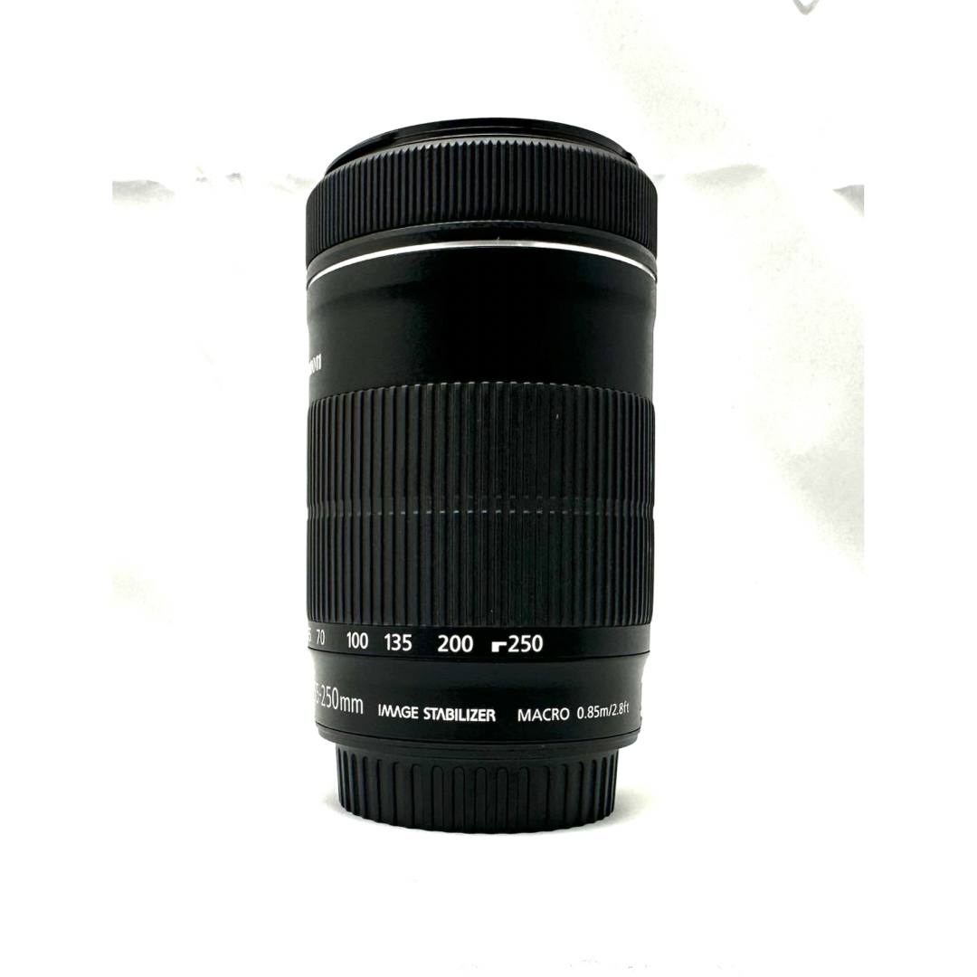 【美品】Canon EFS 55-250mm F4-5.6 IS STM スマホ/家電/カメラのカメラ(レンズ(ズーム))の商品写真