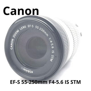 【美品】Canon EFS 55-250mm F4-5.6 IS STM(レンズ(ズーム))