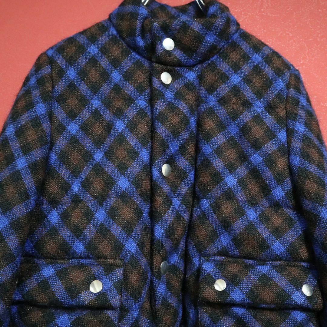 COMME des GARCONS(コムデギャルソン)の【極希少】トリココムデギャルソン 05AW チェック メタルボタン ダウンJKT レディースのジャケット/アウター(ダウンジャケット)の商品写真