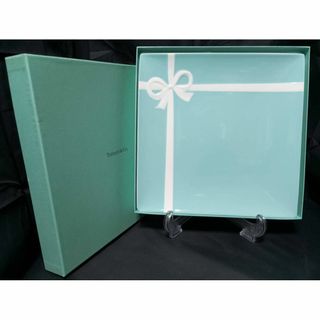 ティファニー(Tiffany & Co.)のティファニー ブルーリボン 24X24CM スクエアプレート(食器)