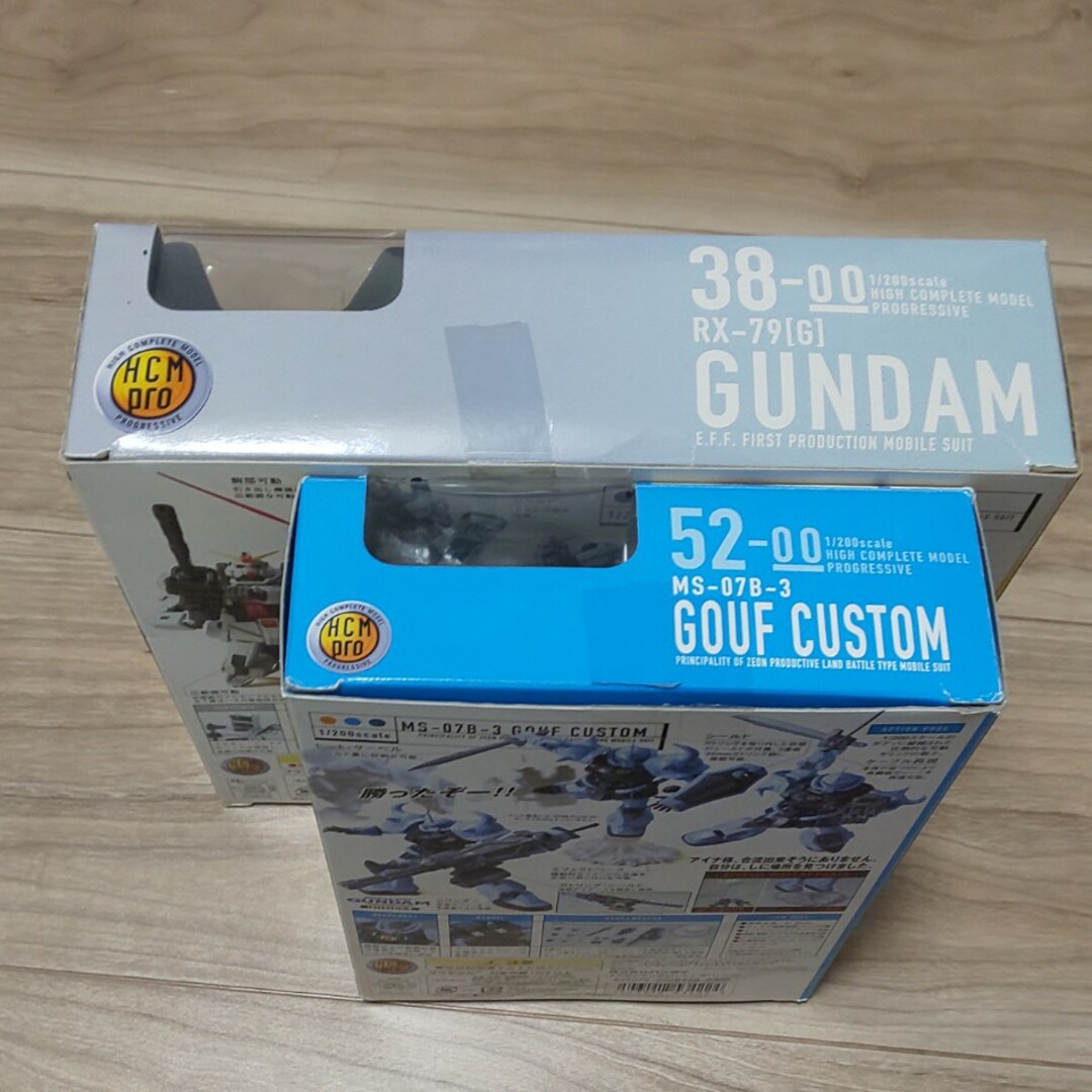 BANDAI(バンダイ)のHCM-pro 陸戦型ガンダム & グフ カスタム セット エンタメ/ホビーのおもちゃ/ぬいぐるみ(模型/プラモデル)の商品写真