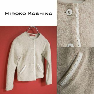 HIROKO KOSHINO familiar plus レース カーディガン(カーディガン)