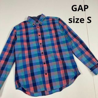 ギャップ(GAP)のGAP ギャップ　チェックシャツ　古着　S ボタンダウンシャツ(シャツ)