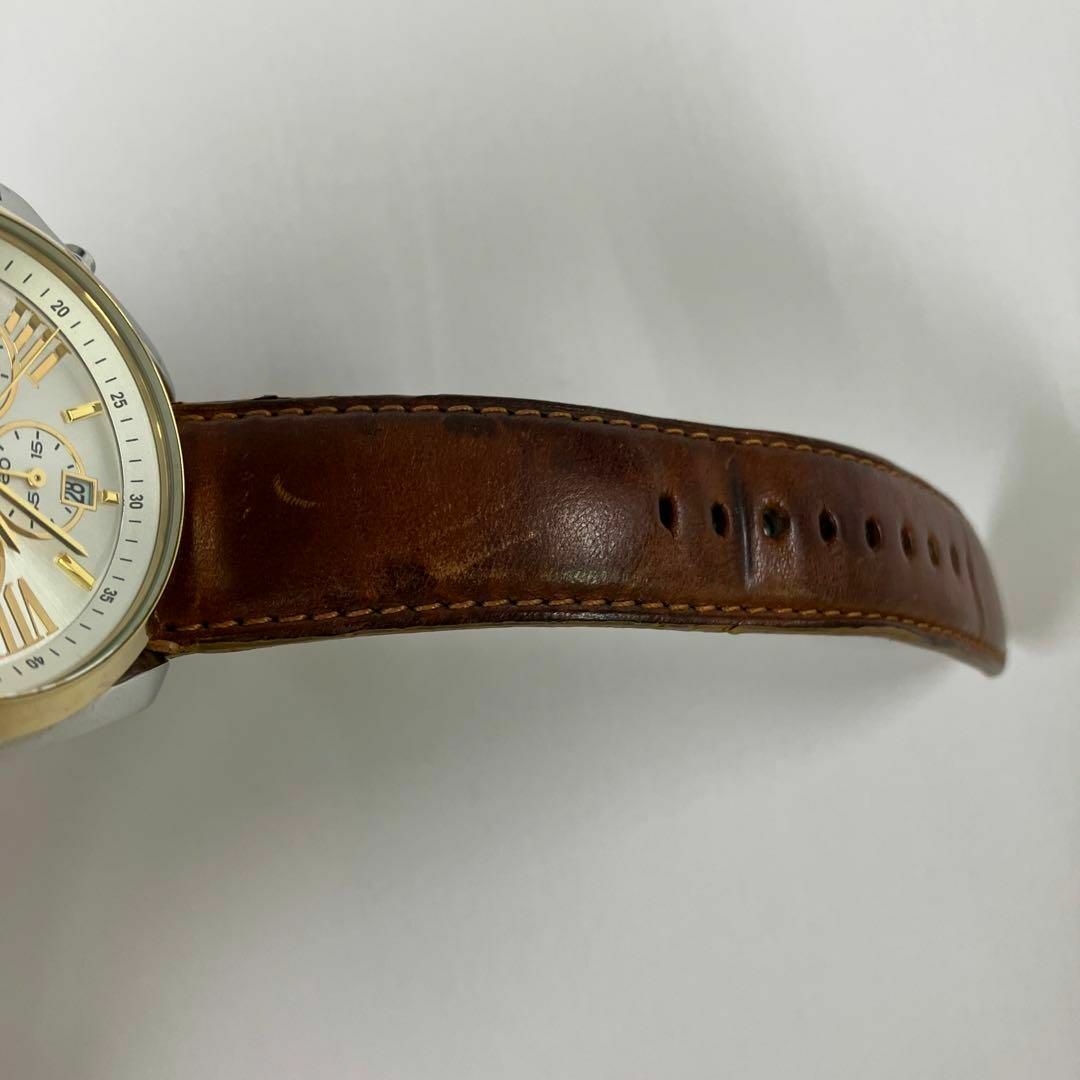 Michael Kors(マイケルコース)のMICHAEL KORS マイケルコース　腕時計　レザーベルト メンズの時計(腕時計(アナログ))の商品写真